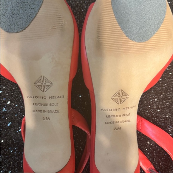 Antonio Melani Red Women's Sandals - Picture 9 of 15